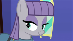Size: 1920x1080 | Tagged: safe, screencap, character:maud pie, species:earth pony, species:pony, episode:maud pie, g4, my little pony: friendship is magic, cute, cute smile, female, lidded eyes, mare, maudabetes, smiling, solo, when she smiles