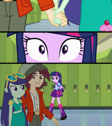 Size: 1920x2160 | Tagged: safe, screencap, character:blueberry cake, character:normal norman, character:twilight sparkle, ship:normalcake, my little pony:equestria girls, background human, blueberry cake, naomi nobody, shipping