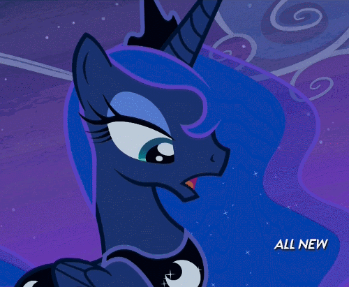 Size: 500x411 | Tagged: safe, screencap, character:princess luna, character:sweetie belle, episode:for whom the sweetie belle toils, animated