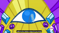 Size: 628x353 | Tagged: safe, screencap, episode:for whom the sweetie belle toils, headdress, meme, youtube caption