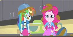 Size: 1364x702 | Tagged: safe, screencap, character:pinkie pie, character:rainbow dash, episode:pinkie on the one, equestria girls:rainbow rocks, g4, my little pony:equestria girls, squee