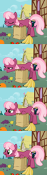 Size: 572x2096 | Tagged: safe, screencap, character:cheerilee, cargo ship, crack shipping, food, invisible stallion, oh yeah, out of context
