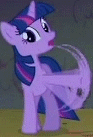 Size: 93x137 | Tagged: safe, screencap, character:twilight sparkle, character:twilight sparkle (unicorn), species:pony, species:unicorn, episode:owl's well that ends well, g4, my little pony: friendship is magic, animated, cropped, female, flailing, mare, solo