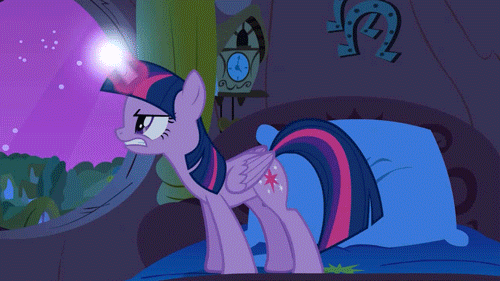 Size: 500x281 | Tagged: dead source, safe, screencap, character:twilight sparkle, character:twilight sparkle (alicorn), species:alicorn, species:pony, episode:twilight's kingdom, g4, my little pony: friendship is magic, animated, electricity, ethereal mane, female, golden oaks library, levitation, magic overload, mare, solo, super saiyan princess, zoom