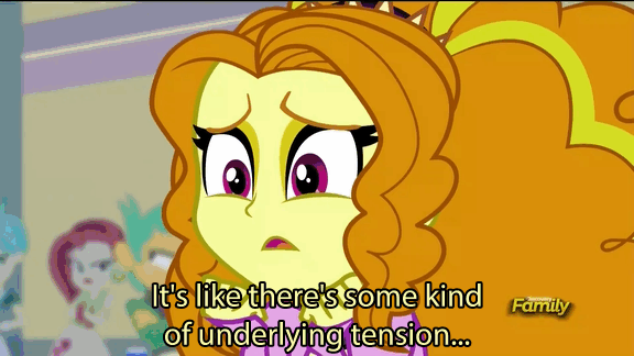 Size: 576x324 | Tagged: safe, screencap, character:adagio dazzle, character:aria blaze, character:snails, character:sonata dusk, equestria girls:rainbow rocks, g4, my little pony:equestria girls, animated, background human, discovery family, discovery family logo, fruit punch, rose heart, subtitles, tennis match, the dazzlings