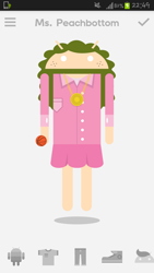Size: 720x1280 | Tagged: safe, screencap, character:chickadee, character:ms. peachbottom, alternate hairstyle, android, androidify, app, basketball, medal