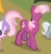 Size: 174x184 | Tagged: safe, screencap, character:cheerilee, character:diamond tiara, character:silver spoon, episode:the return of harmony, g4, my little pony: friendship is magic, animation error, no face