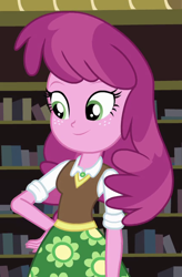 Size: 432x658 | Tagged: safe, screencap, character:cheerilee, my little pony:equestria girls, solo