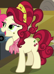 Size: 420x570 | Tagged: safe, screencap, character:cherry jubilee, character:pinkie pie, episode:the last roundup, g4, my little pony: friendship is magic