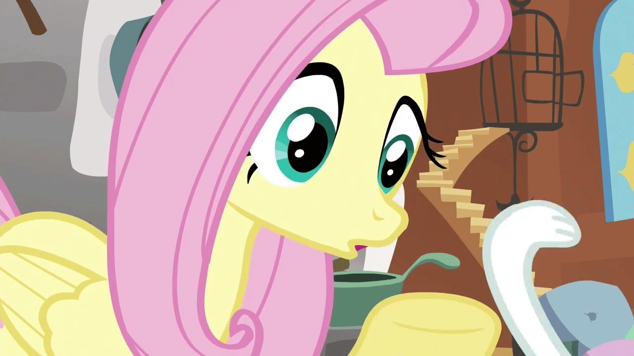 Size: 1280x720 | Tagged: safe, screencap, character:angel bunny, character:fluttershy, episode:putting your hoof down, g4, my little pony: friendship is magic, angel is a bunny bastard, animated, bitch slap, flutterbuse, slap, slapping