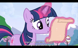 Size: 960x600 | Tagged: safe, screencap, character:twilight sparkle, episode:a canterlot wedding, g4, my little pony: friendship is magic, youtube caption