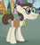 Size: 382x421 | Tagged: safe, screencap, character:gizmo, species:earth pony, species:pony, episode:putting your hoof down, g4, my little pony: friendship is magic, acne, background pony, bow tie, bucktooth, butt, cropped, glasses, gyro, male, plot, saddle bag, solo, stallion, zit