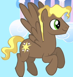 Size: 340x356 | Tagged: safe, screencap, character:compass star, species:pegasus, species:pony, episode:sonic rainboom, g4, my little pony: friendship is magic, background pony, cropped, flying, solo