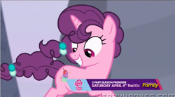 Size: 700x387 | Tagged: safe, screencap, character:sugar belle, episode:the cutie map, g4, my little pony: friendship is magic, grin, looking back, smiling, solo, squee