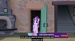 Size: 1260x690 | Tagged: safe, screencap, character:starlight glimmer, episode:the cutie map, g4, my little pony: friendship is magic, meme, s5 starlight, youtube caption