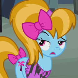 Size: 697x698 | Tagged: safe, screencap, character:turf, species:pony, episode:putting your hoof down, g4, my little pony: friendship is magic, female, mare, raised eyebrow, snobby, solo