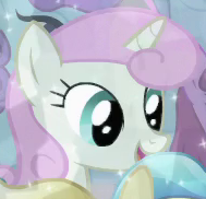 Size: 189x182 | Tagged: safe, screencap, character:bright smile, character:ivory, character:ivory rook, character:sapphire joy, character:twinkleshine, species:crystal pony, species:pony, species:unicorn, episode:flight to the finish, g4, my little pony: friendship is magic, background pony, bust, cropped, crystallized, female, mare, portrait, solo focus
