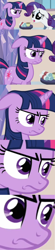 Size: 500x2265 | Tagged: safe, screencap, character:rarity, character:twilight sparkle, episode:games ponies play, g4, my little pony: friendship is magic, big eyes, cute, dilated pupils, faec, floppy ears, frown, glare, hnnng, reaction image, stare, tenso, zoom