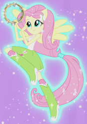 Size: 430x615 | Tagged: safe, screencap, character:fluttershy, episode:hamstocalypse now, equestria girls:rainbow rocks, g4, my little pony:equestria girls, boots, clothing, cute, high heel boots, outfit catalog, ponied up, ponytail, shyabetes, skirt, socks, solo, wings