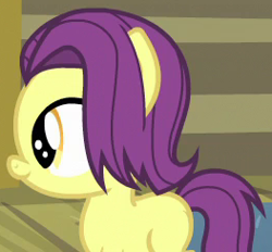 Size: 263x244 | Tagged: safe, screencap, character:banana peel, episode:for whom the sweetie belle toils, solo