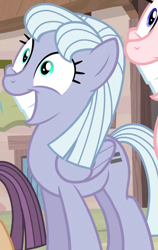Size: 495x781 | Tagged: safe, screencap, character:dusk drift, species:pegasus, species:pony, episode:the cutie map, g4, my little pony: friendship is magic, background pony, cropped, equal cutie mark, female, mare, solo focus, stepford smiler