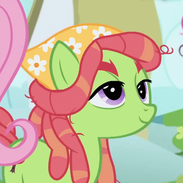 Size: 600x600 | Tagged: safe, screencap, character:fluttershy, character:tree hugger, episode:make new friends but keep discord, g4, my little pony: friendship is magic, animated, gif, reaction image, righteous