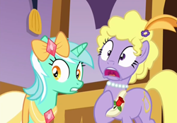 Size: 1182x821 | Tagged: safe, screencap, character:lyra heartstrings, character:lyrica lilac, episode:make new friends but keep discord, g4, my little pony: friendship is magic, background pony, clothing, dress