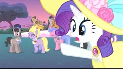 Size: 960x539 | Tagged: safe, screencap, character:lyrica lilac, character:octavia melody, character:rarity, character:royal ribbon, episode:sweet and elite, g4, my little pony: friendship is magic, bow (instrument), cello, concerto, musical instrument, violin