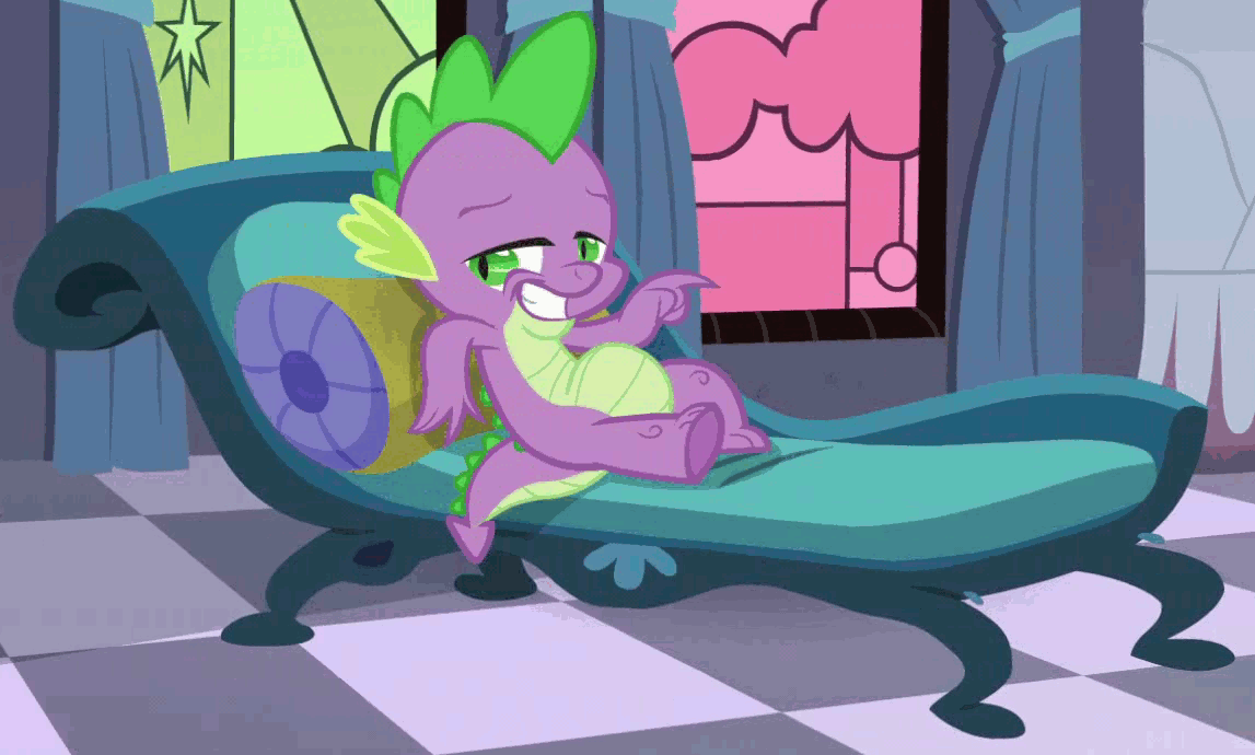 Size: 1147x690 | Tagged: safe, screencap, character:spike, episode:princess spike, g4, my little pony: friendship is magic, animated, draw me like one of your french girls