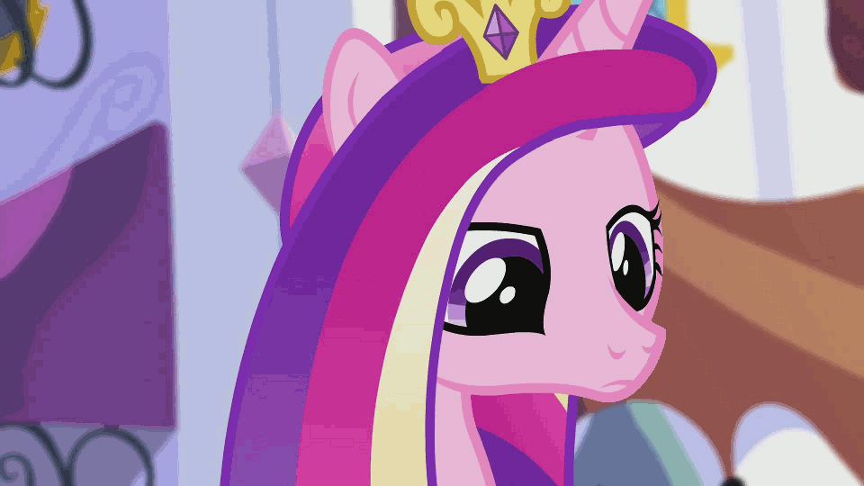 Size: 960x540 | Tagged: safe, screencap, character:princess cadance, character:spike, episode:princess spike, g4, my little pony: friendship is magic, animated, canterlot, close-up, fingers crossed, flying, frown, laughing, lies, open mouth, raised eyebrow, smirk, spread wings, wings