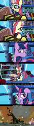 Size: 846x3087 | Tagged: safe, screencap, character:moondancer, character:twilight sparkle, character:twilight sparkle (alicorn), species:alicorn, species:pony, episode:amending fences, g4, my little pony: friendship is magic, book, golden oaks library, twilight's canterlot home