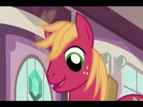 Size: 480x360 | Tagged: safe, screencap, character:big mcintosh, species:earth pony, species:pony, episode:hearts and hooves day, g4, my little pony: friendship is magic, animated, male, nodding, reaction image, stallion