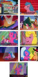 Size: 1702x3450 | Tagged: safe, artist:outofcontext-ponytales, screencap, character:melody, episode:the play's the thing, my little pony tales, soccer pony summaries, summary, ye olde butcherede englishe