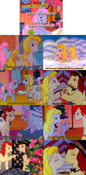 Size: 1314x2665 | Tagged: safe, artist:outofcontext-ponytales, screencap, character:cheval, character:meadowlark, episode:sister of the bride, my little pony tales, clover, soccer pony summaries, summary