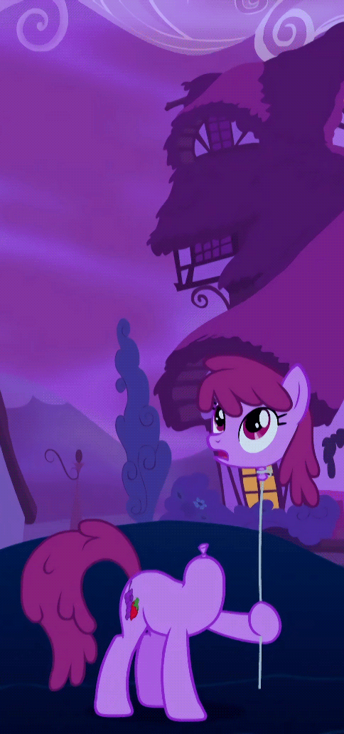 Size: 484x1032 | Tagged: safe, screencap, character:berry punch, character:berryshine, species:earth pony, species:pony, episode:do princesses dream of magic sheep?, :d, animated, balloon pony, balloon punch, context is for the weak, cropped, d:, detachable head, didn't think this through, disembodied head, female, floating, frown, headless, hoof hold, i must go, i've made a huge mistake, instant regret, it was at this moment that she knew she fucked up, looking down, looking up, mare, modular, not an edit, open mouth, raised hoof, regret, shared dream, smiling, solo, wat, what has science done