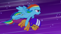 Size: 1280x720 | Tagged: safe, screencap, character:rainbow dash, character:scootaloo, species:pegasus, species:pony, episode:sleepless in ponyville, g4, my little pony: friendship is magic
