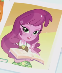 Size: 480x564 | Tagged: safe, screencap, character:cheerilee, episode:photo finished, equestria girls:friendship games, g4, my little pony:equestria girls, lipstick, picture, sparkles