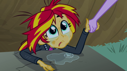 Size: 1920x1080 | Tagged: safe, screencap, character:sunset shimmer, character:twilight sparkle, my little pony:equestria girls, begging, crying, forgiveness, sad, sunsad shimmer