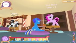 Size: 1920x1080 | Tagged: safe, screencap, oc, oc only, oc:angel feather, 3d, dancing, game, legends of equestria
