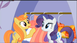 Size: 1440x811 | Tagged: safe, screencap, character:citrus blush, character:rarity, episode:canterlot boutique, g4, my little pony: friendship is magic, compact