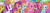 Size: 1449x387 | Tagged: safe, screencap, character:bumblesweet (g3), character:cheerilee (g3), character:pinkie pie (g3), character:rainbow dash (g3), character:scootaloo (g3), character:starsong, character:sweetie belle (g3), episode:twinkle wish adventure, g3, g3.5, background pony, g3 panorama, panorama, unnamed pony