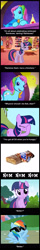 Size: 500x3150 | Tagged: safe, screencap, character:rainbow dash, character:rainbow dash (g3), character:twilight sparkle, g3, g3 to g4, generation leap, parody, snickers