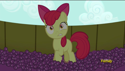 Size: 1920x1080 | Tagged: safe, screencap, character:apple bloom, episode:brotherhooves social, g4, my little pony: friendship is magic, grape stomping, grapes, impending doom
