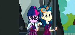 Size: 831x389 | Tagged: safe, screencap, character:indigo zap, character:twilight sparkle, character:twilight sparkle (scitwi), species:eqg human, equestria girls:friendship games, g4, my little pony:equestria girls, bus