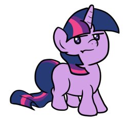 Size: 727x679 | Tagged: safe, artist:bennimarru, character:twilight sparkle, species:pony, species:unicorn, :t, angry, female, filly, foal, simple background, solo, white background, young, younger