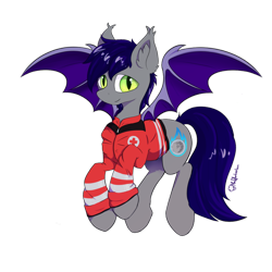 Size: 1024x1024 | Tagged: safe, artist:muffinkarton, oc, oc only, oc:crash moonfire, species:bat pony, species:pony, flying, red cross, simple background, solo, transparent background