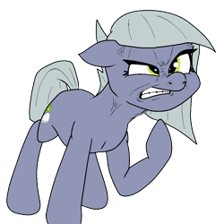 Size: 1000x1000 | Tagged: safe, artist:bennimarru, character:limestone pie, species:earth pony, species:pony, simple background, solo, transparent background, vein bulge