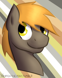 Size: 1988x2500 | Tagged: safe, artist:vertex-the-pony, oc, oc only, oc:umber, bust, solo