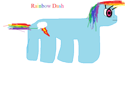Size: 633x558 | Tagged: artist needed, safe, character:rainbow dash, 1000 hours in ms paint, ms paint, quality