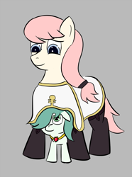 Size: 671x900 | Tagged: artist needed, safe, oc, oc only, oc:emerald jewel, oc:hope blossoms, species:pony, adult, clothing, colt quest, cute, cyoa, female, mare, ponytail